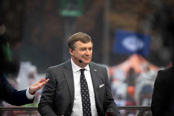 Georgia head coach Kirby Smart on College Gameday